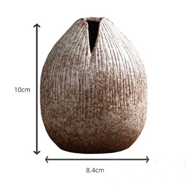 日式粗陶茶道花瓶小擺件(兩色可選) #曙器生活陶器皿 #線上陶器市集 #手工食器 #陶瓷 #雜貨 #手作 #侘寂美學 #以自然為導師探索靈感來源 #臺灣陶器