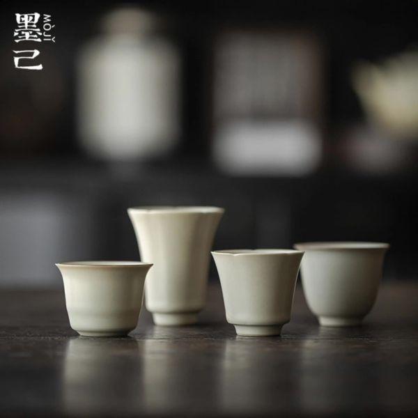定窯黃陶品茗杯主人杯｜A款 品茗杯,酒杯