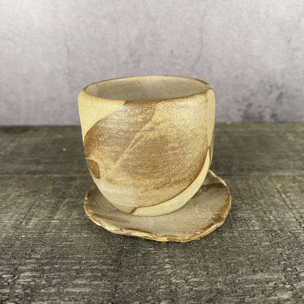 秋．流渲茶杯組(A款) 陶創作者,台灣陶器,線上陶器市集,曙器生活器皿,手工食器,手作溫度獨一無二,侘寂美感,慢生活,handbuiltpottery,handbuiltceramics