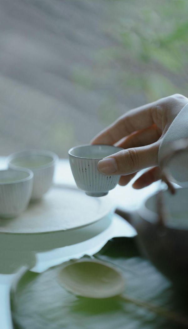 梵汝纯手工粉引日式提梁壶一壶三杯茶具套組 梵汝 一捧春纯手工粉引功夫茶具套组日式提梁壶一壶三杯伴手礼
