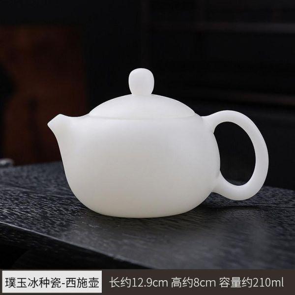 德化璞玉素燒冰種玉瓷｜西施壺 龍蛋壺,冰種玉瓷,薄胎茶具蓋碗,高品質茶具,瓷質細膩,光照透亮,溫潤如玉,茶具清潔