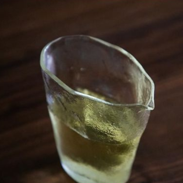 透明玻璃公道杯茶海茶盅分茶器｜扁口垂紋 透明玻璃公道杯茶海茶盅分茶器扁口垂紋