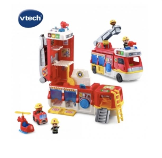 Vtech 2合1消防英雄豪華救援組 多功能消防玩具,消防車玩具,模擬消防,兒童教具,教具,幼兒園教具,教具廠商,高雄教具