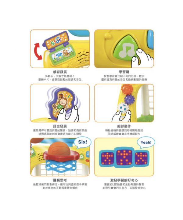 Vtech 多功能互動感應運動球場 足球遊戲,投籃遊戲