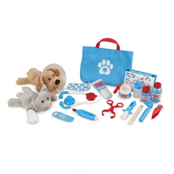 美國Melissa & Doug獸醫套裝組 Melissa & Doug,獸醫,美國瑪莉莎,誠品網路書店,快樂禔,遊戲扮演