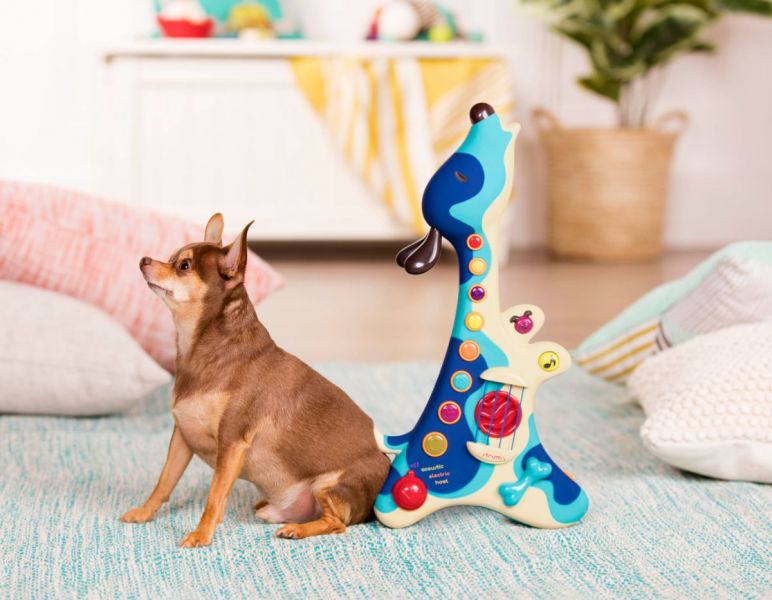 美國B.Toys獵犬小吉他 美國B.Toys,科育,感統教具,吉他,兒童吉他,電子吉他
