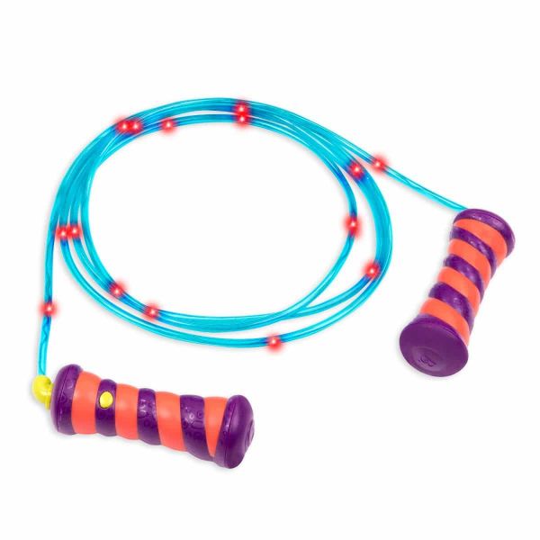 發光的跳繩 美國B.toys 墊腳尖跳跳繩 美國B.Toys,發光的跳繩,墊腳尖跳跳繩,協調性,身體均衡發展