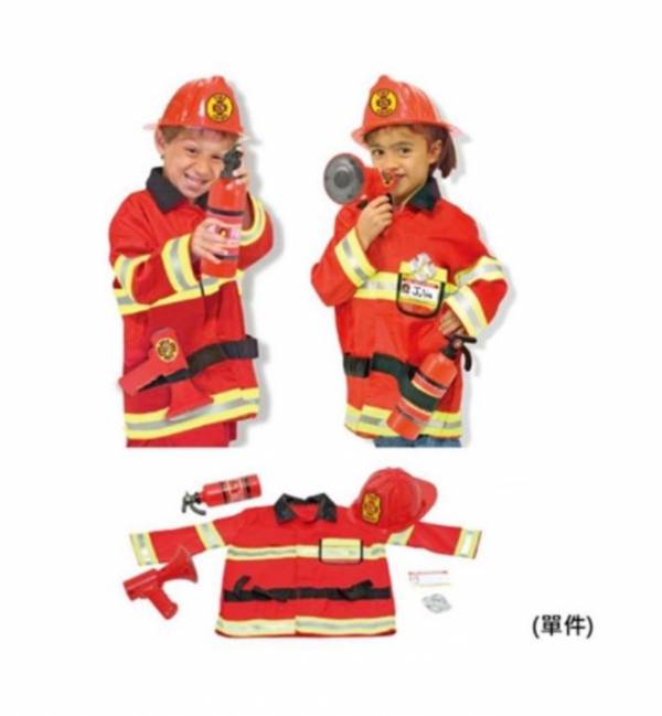 美國Melissa & Doug菲比消防員（單件） Melissa ＆ Doug,角色扮演,教具,博客來,消防隊造型,童心園,畢業典禮服裝,萬聖節扮演