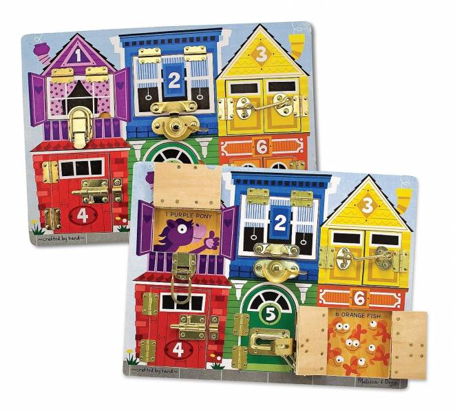 美國 Melissa & Doug生活技能-開鎖 Melissa & Doug,生活技能,開鎖,上和勤,教具廠商,育心幼教社