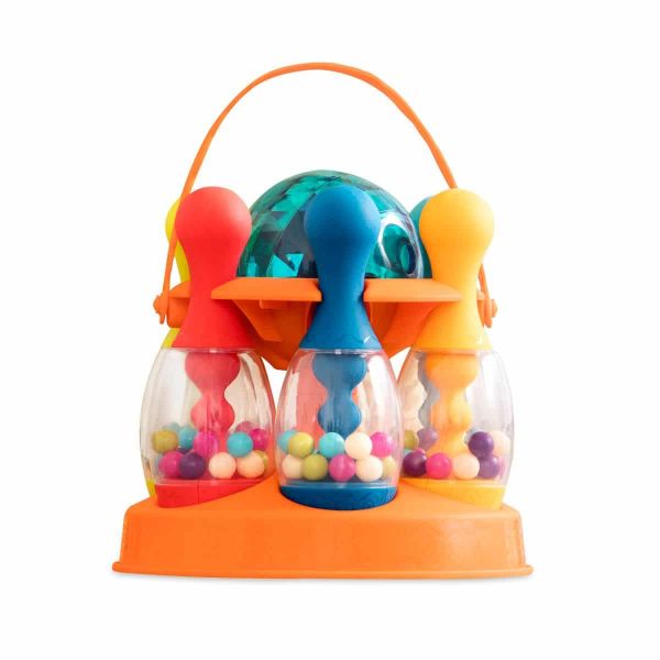美國B.Toys露一手保齡球 美國B.Toys,露一手保齡球,保齡球玩具,發光保齡球,感統教具,柯育