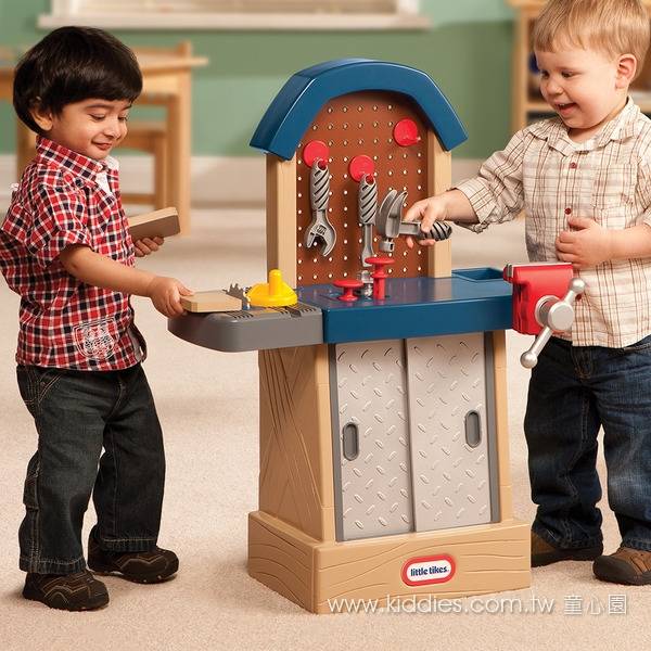 美國Little Tikes 寶貝工作台 孩子的工作台,釘釘子,轉螺絲,Little Tikes,童心園