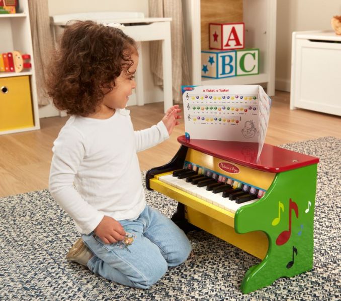 美國Melissa ＆ Doug 小小鋼琴演奏家II代 木製鋼琴,音樂,創造力,Melissa ＆ Doug,華森葳,美國瑪麗莎