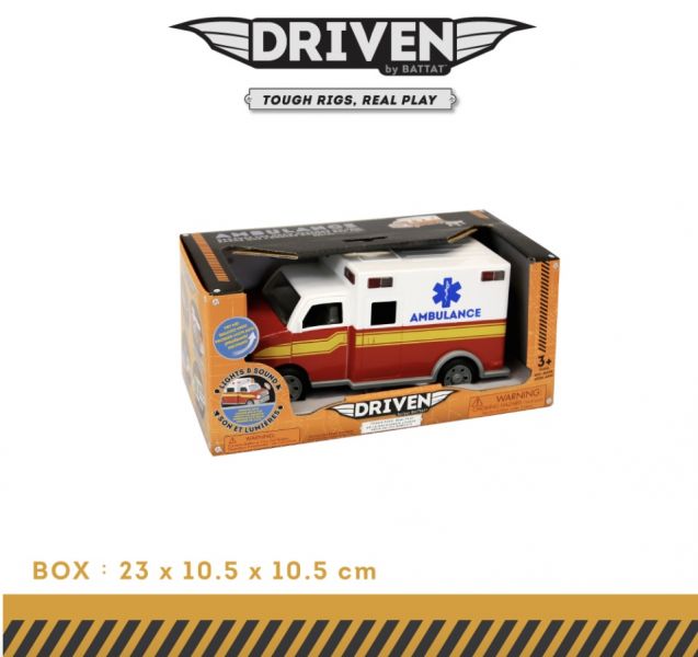 小型救護車_Driven系列 救護車,車輛玩具,小肌肉發展,美國B.TOYS