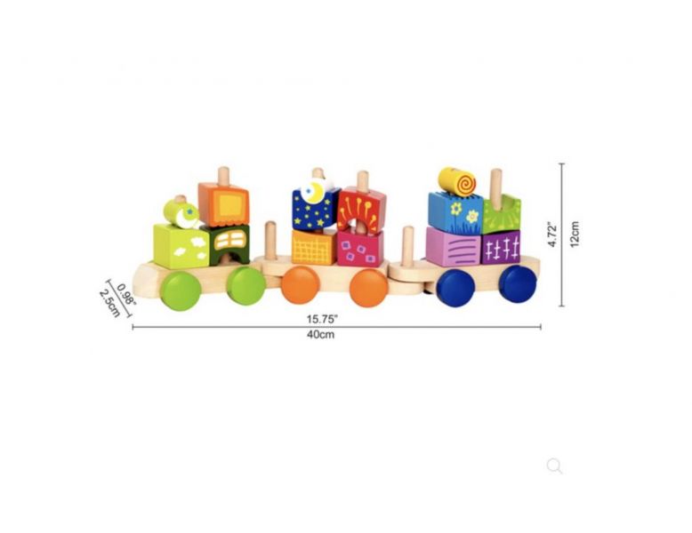Hape奇幻小火車積木 HAPE積木,五彩積木,火車積木,兒童教具,教具,幼兒園教具,教具廠商,高雄教具