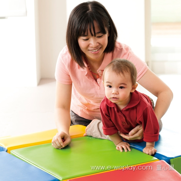 Weplay 動物嘉年華 - 平台組 嬰兒遊戲墊, 幼兒平衡訓練, 爬行學步, 兒童體能發展, 無毒遊戲墊, 9M+寶寶玩具, 幼兒感統訓練, 親子遊戲墊, 幼兒園教具, Weplay遊戲墊