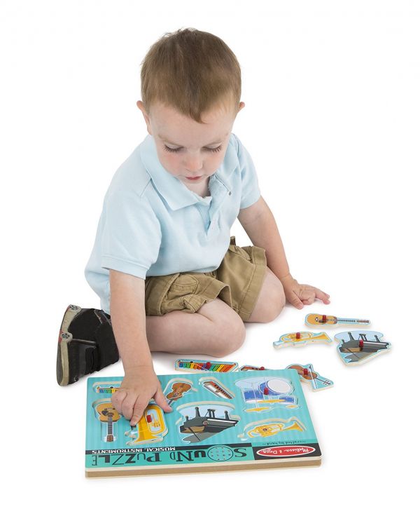 美國Melissa & Doug 聲音積木-樂器 Melissa & Doug,聲音積木,樂器,上和勤,教具廠商,育心幼教社