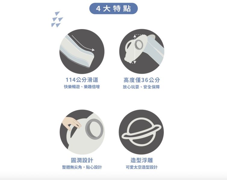 宇宙溜滑梯 宇宙溜滑梯, 兒童溜滑梯, 幼兒滑梯, 室內遊樂設施, 兒童體能發展, 平衡感訓練, 家庭遊樂場, 小型滑梯, 安全滑梯, 幼兒體能玩具