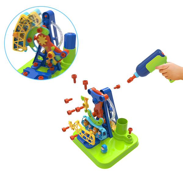 HK EDU-TOYS 小小工程師-天旋地轉<STEM> HK EDU-TOYS,小小工程師,天旋地轉,童心園,電鑽螺絲玩具