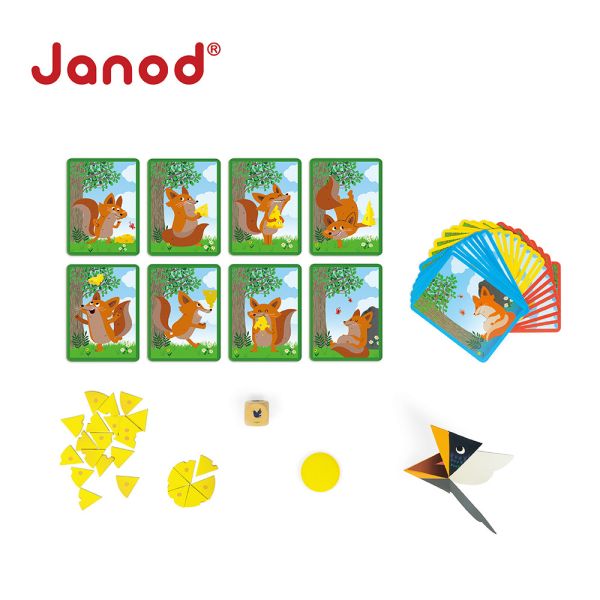 【法國Janod】趣味桌遊-乳酪大戰 桌遊,法國趣味桌遊
