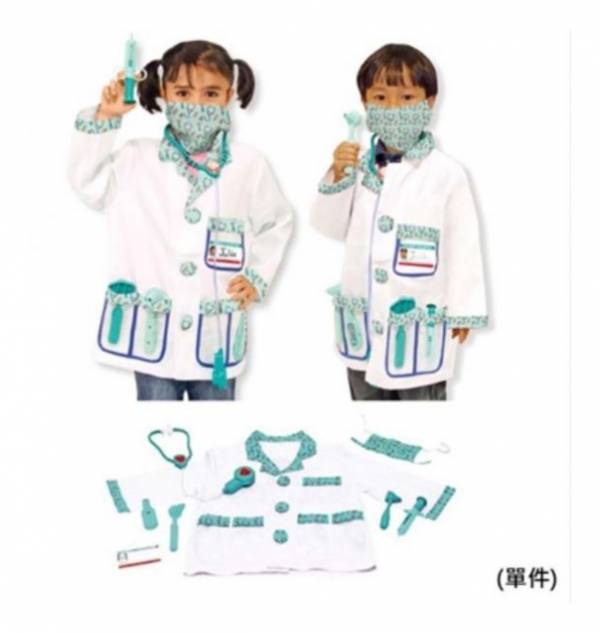 美國Melissa & Doug丹尼醫生（單件） Melissa ＆ Doug,角色扮演,教具,博客來,醫生造型,童心園