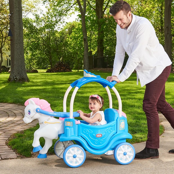 美國Little Tikes 冰雪公主馬車 腳行車,冰雪公主馬車,角色扮演,童心園,Little Tikes