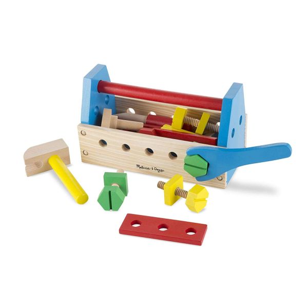 美國Melissa & Doug 螺絲木製工具箱 美國瑪莉莎,Melissa & Doug,螺絲,木製,工具箱