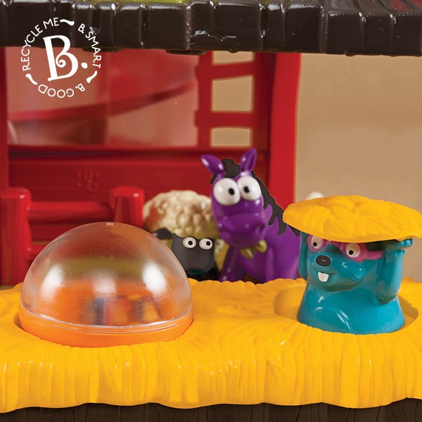 美國B.Toys 農村曲 (搖滾動物農莊) 美國B.Toys,科育,感統教具,情境式角色扮演,農村曲,搖滾動物農莊