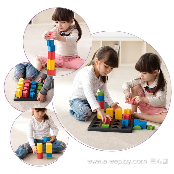 Weplay 形色邏輯積木 Weplay,形色邏輯積木,精細動作,手眼協調,兒童教具,教具,幼兒園教具,教具廠商,高雄教具