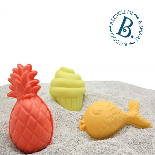 美國B.Toys沙趣多多(芒果) 玩沙戲水,沙灘組,美國B.Toys,沙趣多多,幼兒教具