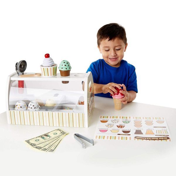 美國Melissa ＆ Doug 冰淇淋小老闆 Melissa ＆ Doug,冰淇淋,小老闆,情境扮演,博客來,冰淇淋扮演組