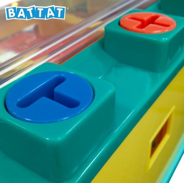 美國BATTAT 藍綠紅車庫(顏色隨機) 兒童車庫玩具,幼兒教具,美國BATTAT,