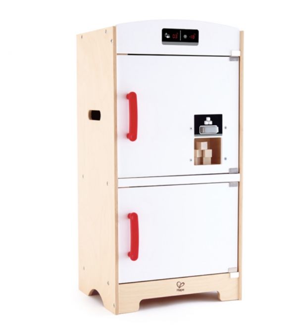 HAPE木製雙門冰箱家家酒玩具 HAPE冰箱,HAPE冰箱,角色扮演