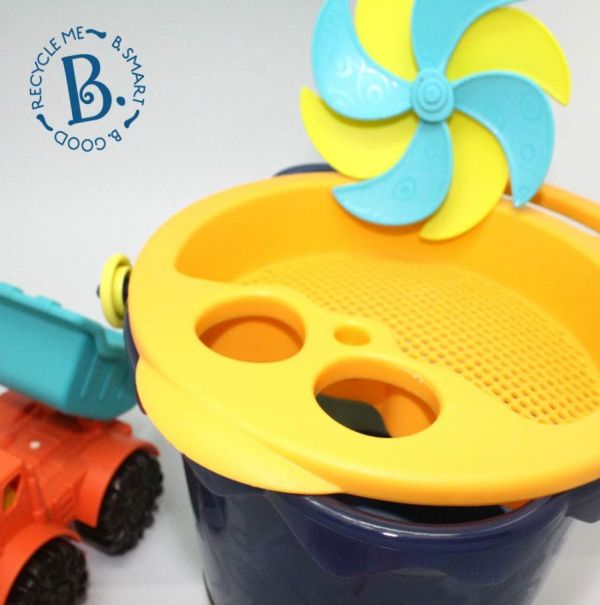 美國B.Toys沙趣多多(海藍色) 玩沙戲水,沙灘組,美國B.Toys,沙趣多多,幼兒教具