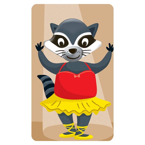 美國Educational Insights愛打扮的浣熊 Educational Insights,桌遊,浣熊,訓練配對