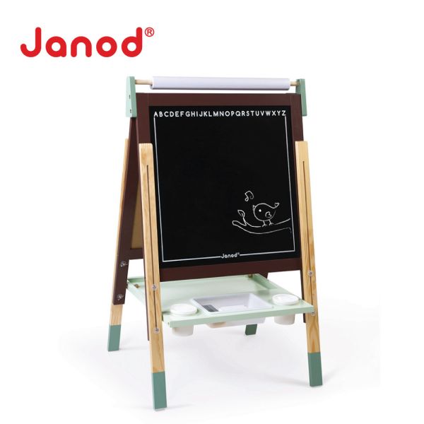 【法國Janod】鄉村雙面可調式畫架 畫架,雙面畫架