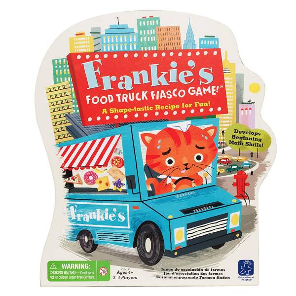 美國Educational Insights弗蘭奇的食品卡車遊戲 美國Educational Insights,桌遊,華森葳,Frankie's Food Truck,趣味桌遊,弗蘭奇的食品卡車遊戲