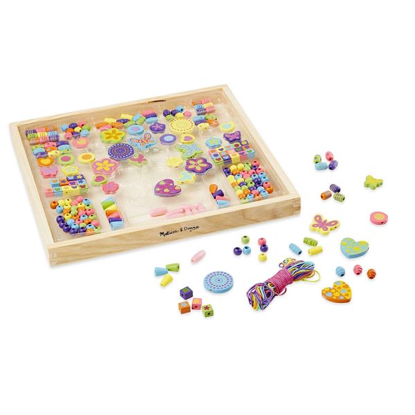 美國Melissa & Doug穿線花園組 串珠,項鍊,手環,Melissa & Doug,美國瑪莉莎,快樂禔,童心園