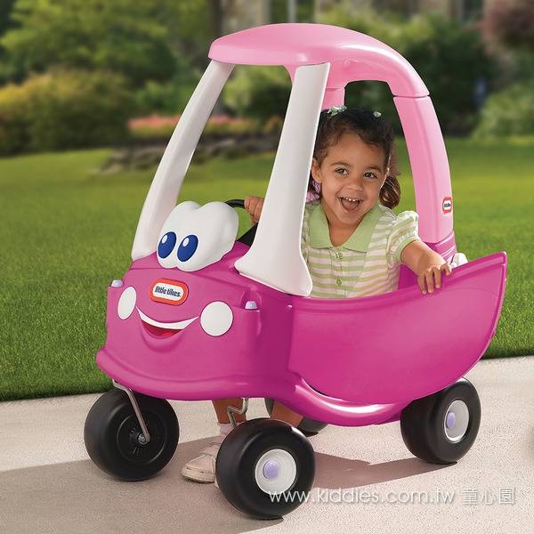 美國Little Tikes 時尚跑車-桃紅 美國Little Tikes,童心園,腳行車,華森葳,博客來,車輛玩具,兒童教具,教具,幼兒園教具,教具廠商,高雄教具