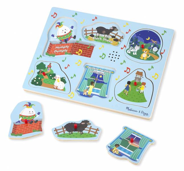 美國Melissa & Doug聲音積木--童謠(二) 英文童謠,Melissa & Doug,聲音積木