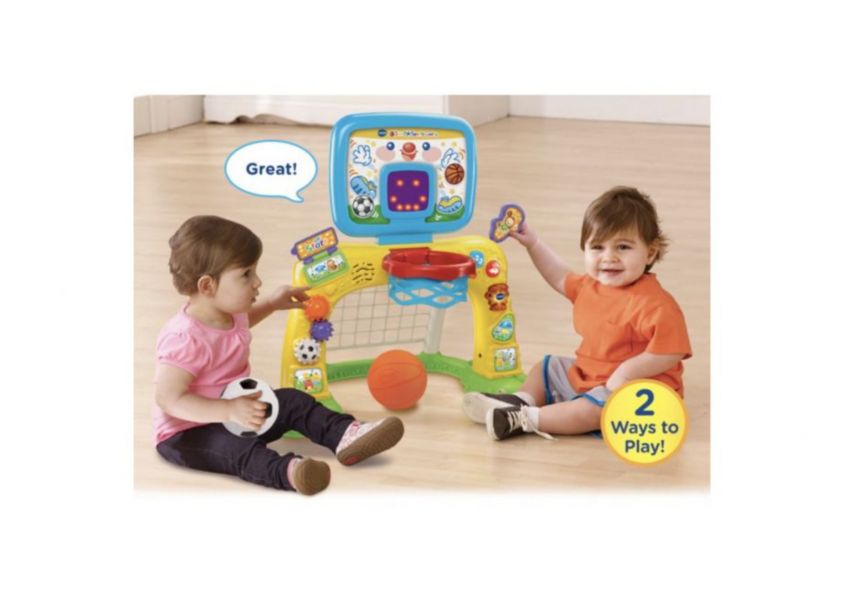 Vtech 多功能互動感應運動球場 足球遊戲,投籃遊戲