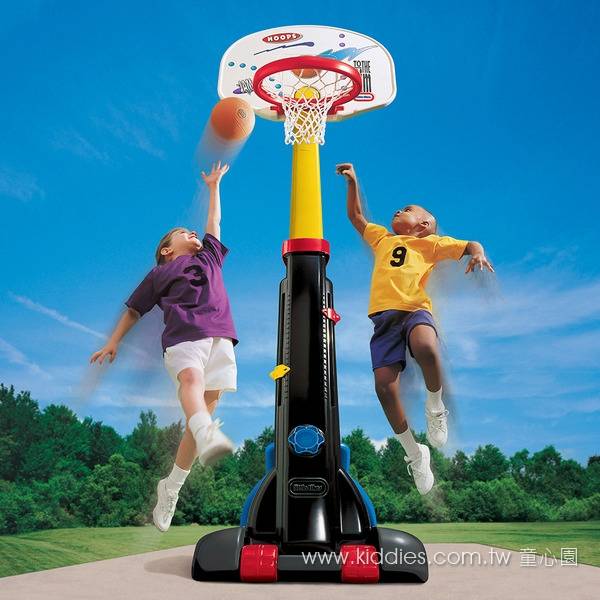 美國 Little Tikes 炫風籃球架 籃球架,五段式,Little Tikes,