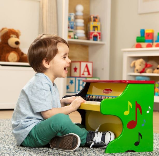 美國Melissa ＆ Doug 小小鋼琴演奏家II代 木製鋼琴,音樂,創造力,Melissa ＆ Doug,華森葳,美國瑪麗莎