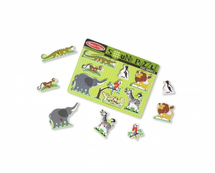 美國Melissa & Doug聲音積木-叢林動物 Melissa & Doug,聲音積木,叢林動物