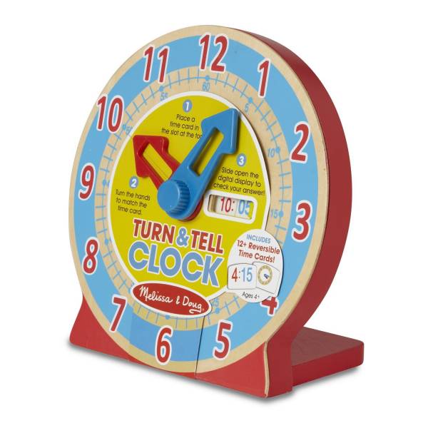 美國Melissa ＆ Doug 時鐘學習機 時鐘學習,Melissa ＆ Doug,手眼協調,時鐘學習教具