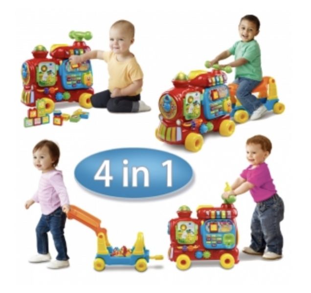 Vtech 4合1智慧積木學習車 學習車,多功能學習車,4合1