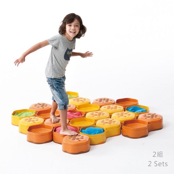 Weplay蜂蜜步道 感覺統合, 觸覺訓練, 兒童平衡遊戲, 幼兒體能發展, Weplay, 蜂蜜步道, 兒童感官訓練, 兒童協調能力, 幼兒感統訓練, 特教遊戲器材