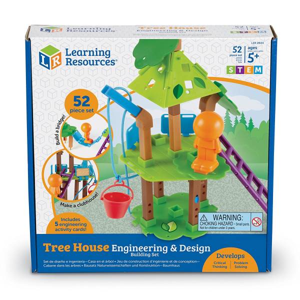 美國Learning Resources 工程建築設計-樹屋(STEM) 邏輯思考,建築設計,STEM