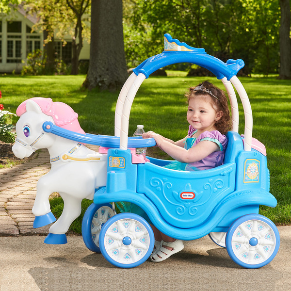 美國Little Tikes 冰雪公主馬車 腳行車,冰雪公主馬車,角色扮演,童心園,Little Tikes