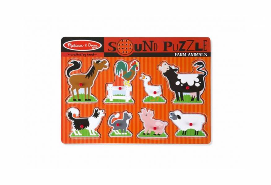 美國Melissa & Doug聲音積木-農場樂園 聲音積木,農場動物,美國瑪莉莎,Melissa & Doug