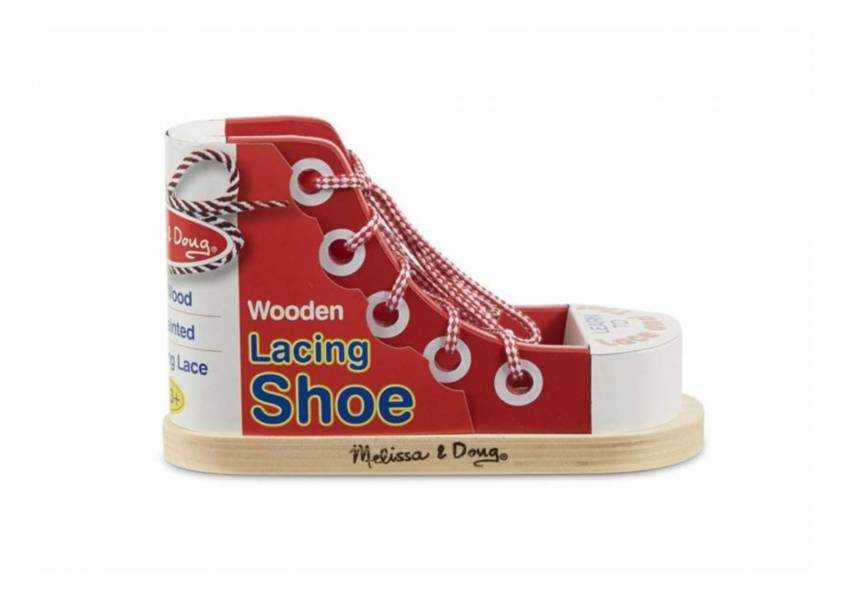 美國Melissa & Doug綁鞋帶學習鞋 美國瑪莉莎,Melissa & Doug,綁鞋帶,學習鞋,教具,